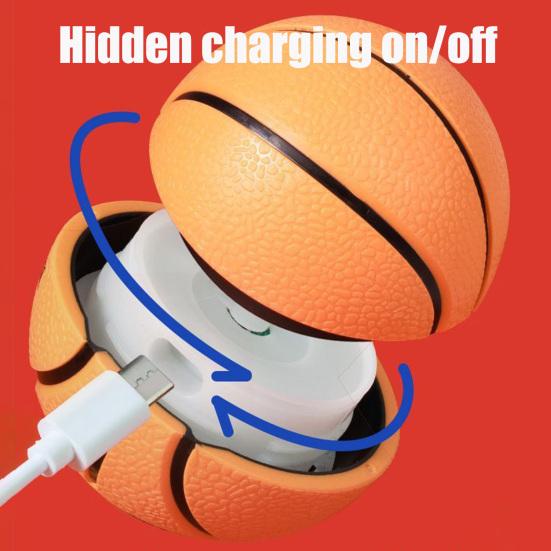 Elektrická hračka pro psy Míč Interaktivní rotující míč se 3 režimy nastavení Psi Hra sami Basketbal Fotbal Hračka na pronásledování pro vnitřní a venkovní zábavu