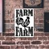Vintage Metal Poster Rectangular 20x30cm for Kitchen Wall