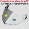 Photochromic Clear Helmet Lens Face Shield Anti-UV Sunscreen HJ26 PISTA K1 HJ20M Z7 Moto Replacement Multiple Models Available