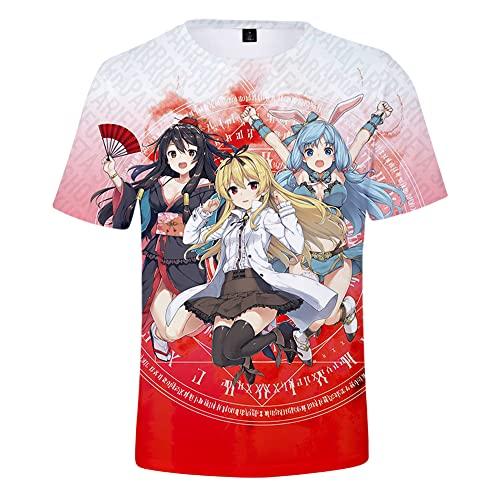 Najmocniejszy T-shirt na świecie Anime O-Neck Cosplay Krótki rękaw T-shirt Ubrania