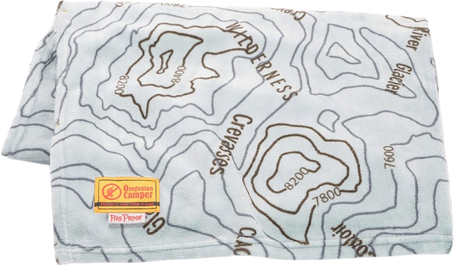 

Oregonian Camper Outdoor Fireproof Topo OCFP511TM Blanket, Medium, Mint,