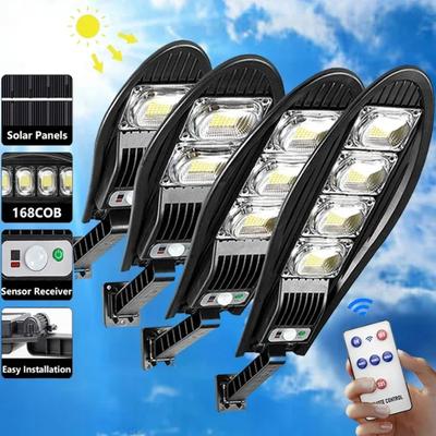 60W LED Solar Wall Light IP65 Waterproof Motion Sensor Solar Street Light Multifunction Security Wall Light for Garden Patio Path
