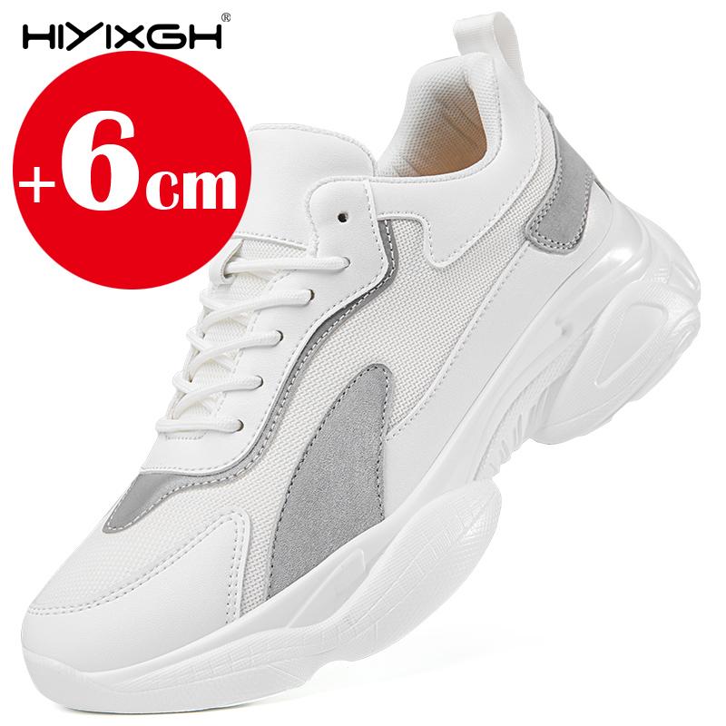 

Мужская дышащая обувь на лифте 2025 года, спортивная обувь с увеличением внутренней высоты, модная повседневная обувь с увеличением высоты 6/8 см, мужская обувь 37