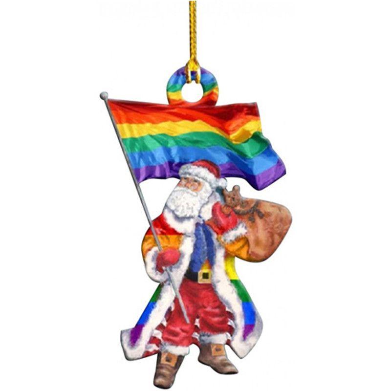 Tree Hanging Christmas Pendant Xmas Decor Ornaments Gift Santa Snowman Dog Gonk