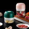 Electric Mini Garlic Chopper Slicer And USB Rechargeable Processor for