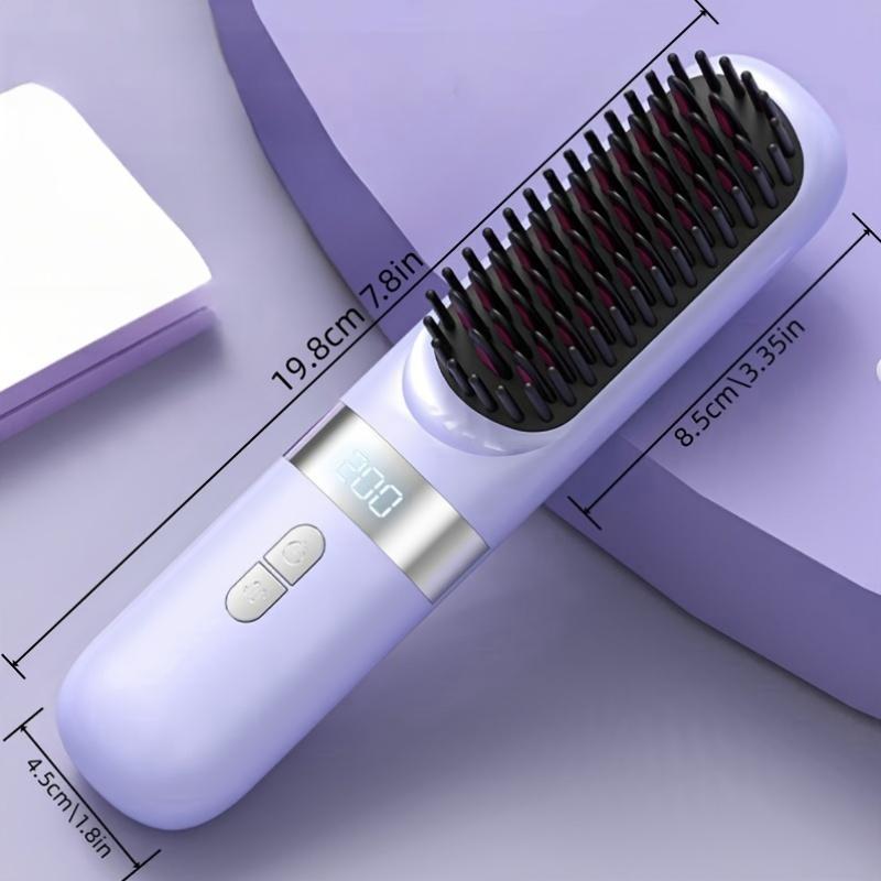 Mini 6-Temperatuur Instelbare Stijltang met Snelle Verhitting, 1.5M Lengte, USB Opladen voor Thuis en Reizen