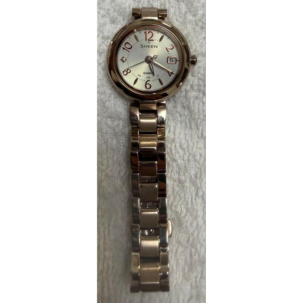 Used [Good condition] Casio SHEEN SHW-7100TCG ladies watch