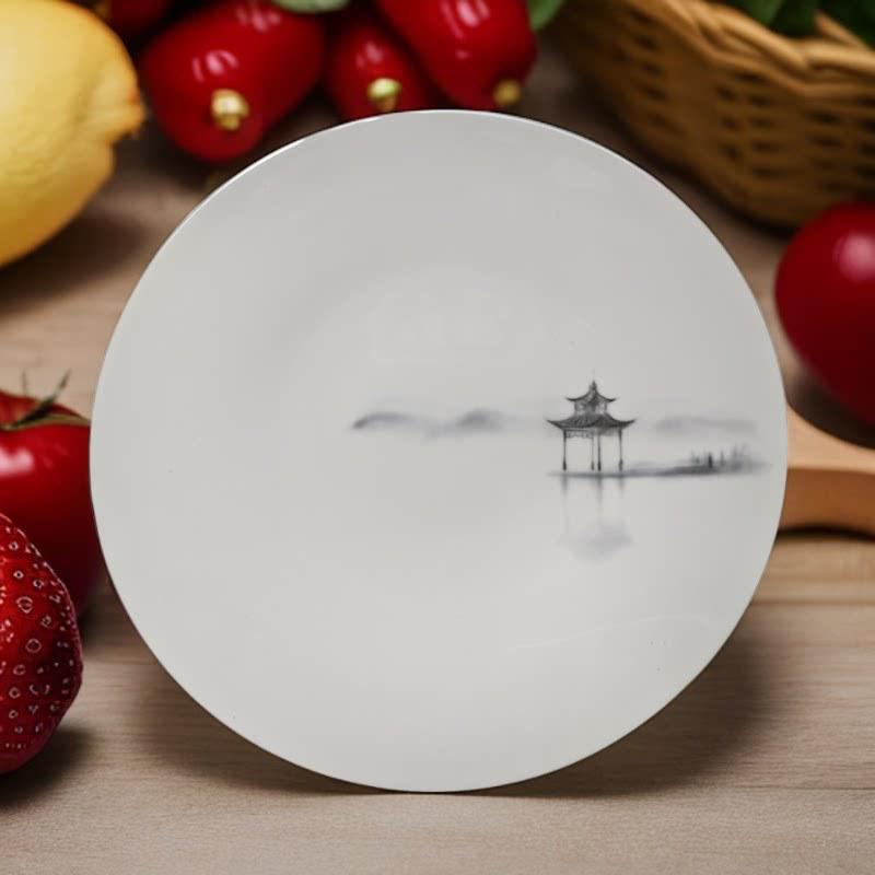 Luxury Lightweight Bone China Tableware Set - Thin, Durable Ceramic Plates, Bowls & Dishes for Hotels and Homes