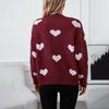 Vintage Autumn Winter V Neck Cardigan Sweater Loose Knitwear Top Long Sleeve