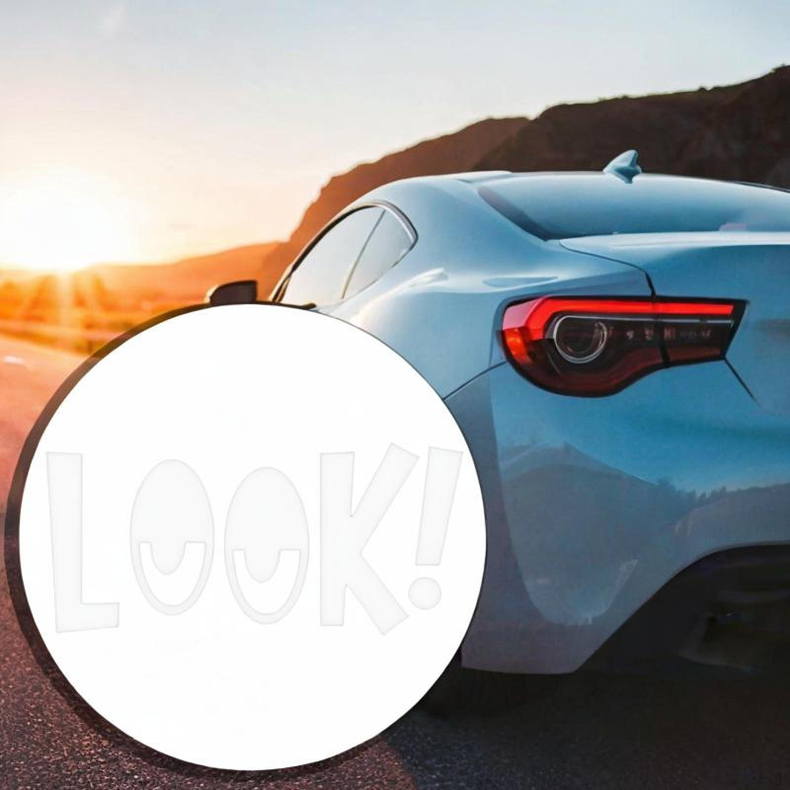 Auto Sticker Hood Decal PETG 40x19cm Easy Installation RV Car for SUV Vehicle Body белый