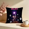 Popular HHildaful Cushion Cover Stylish Washable Pillow Cover Ideal for Couch Bedroom Car Decoration
