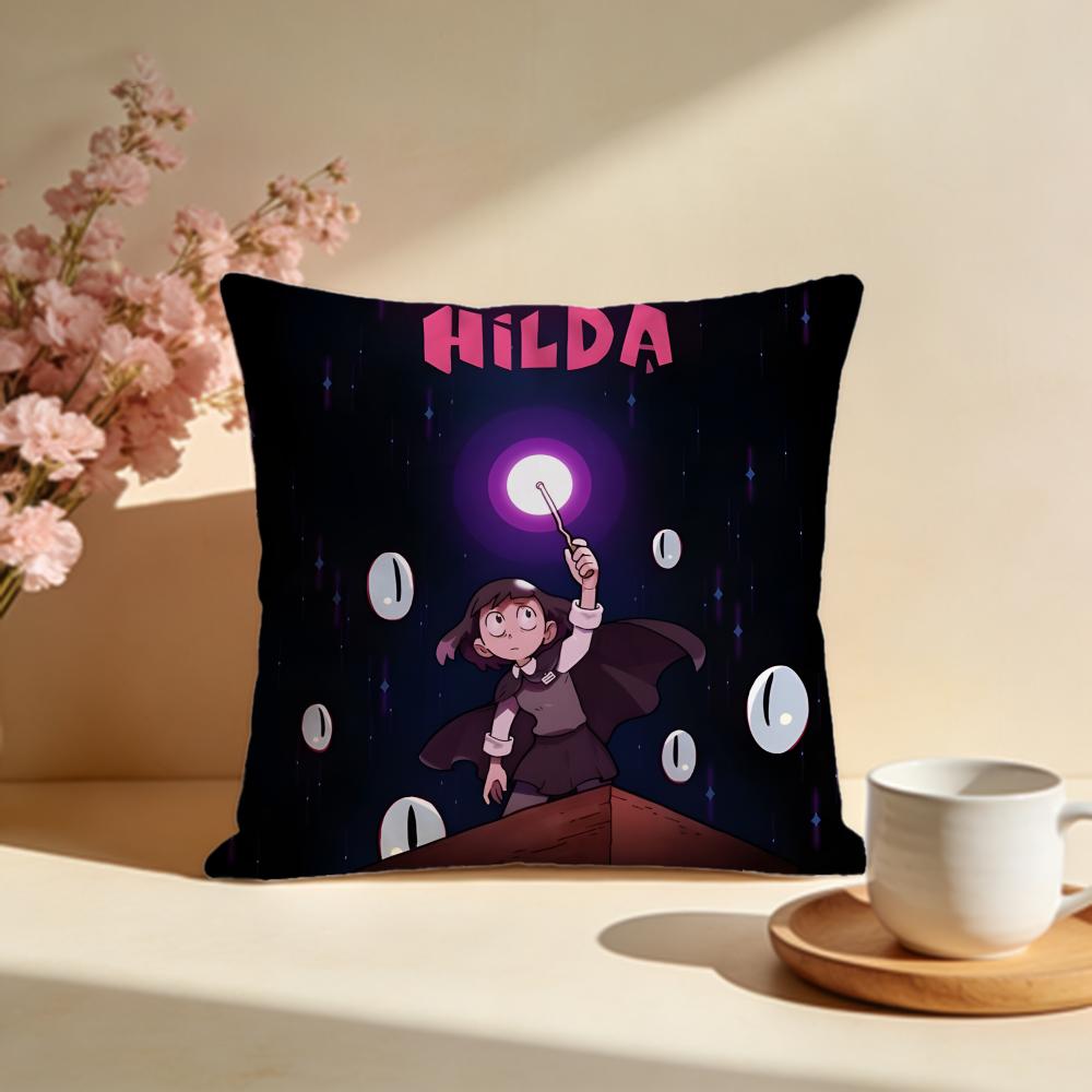Popular HHildaful Cushion Cover Stylish Washable Pillow Cover Ideal for Couch Bedroom Car Decoration