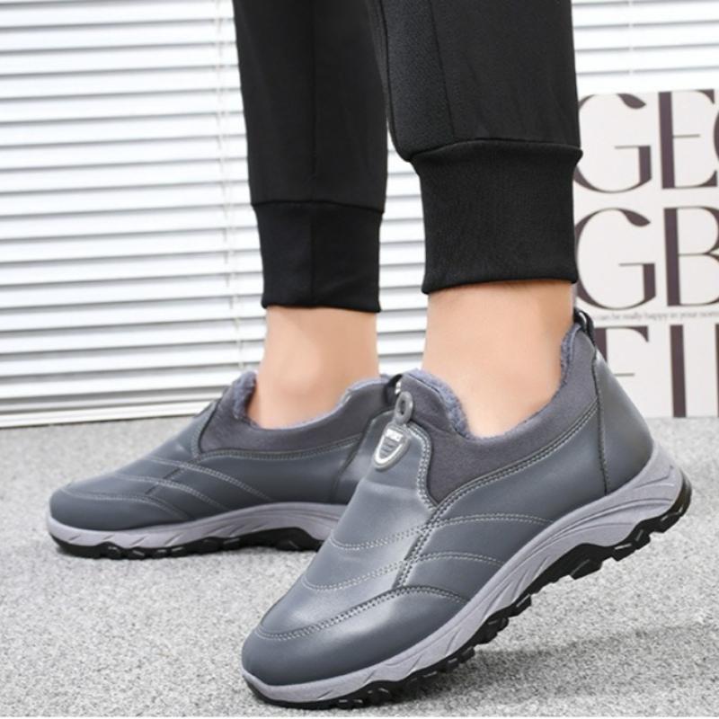 Men's Fashionable Winter Thick and Warm Snow Boots Outdoor Casual Shoes