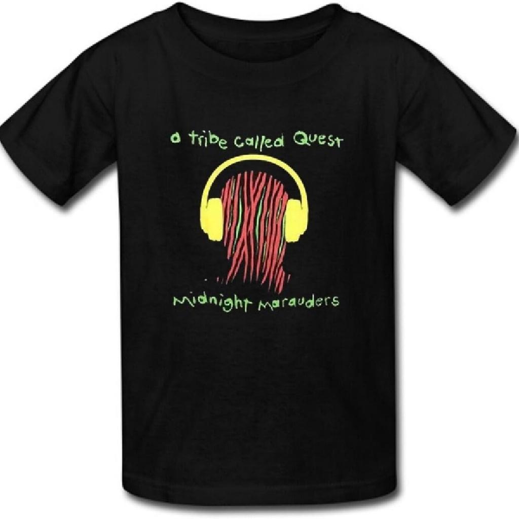 Custom Men's A Tribe Called Quest T-shirt Print Short Tee Shirt US M Black