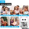 DRUCKFIX Mini Drucker Pocket Printer für Smartphone Inkless Handy Thermod