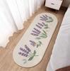 Flower Pattern Bedroom Decor Carpet Thick Plush Carpets for Living Room Fluffy Soft Bedside Floor Mat Simple Style Cloakroom Rug