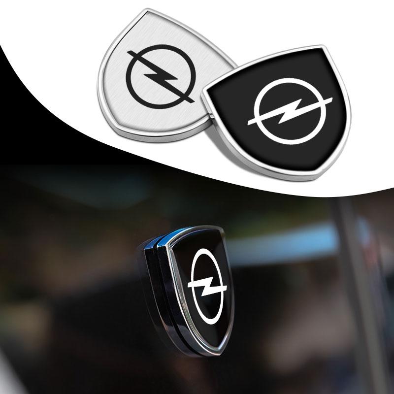 1Pcs 3D Metal Auto Door Shield Emblem Car Body Badge Sticker Styling For Opel Astra H G Corsa Insignia Astra Antara Meriva Zafira Interior
