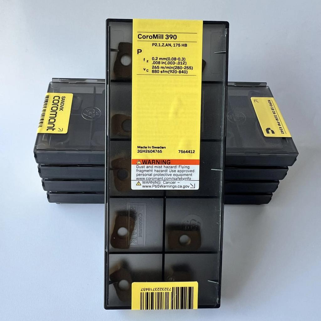 SANDVIK / R390-180631M-PM 4340 /  Industrial indexable Carbide Inserts 10 Pcs