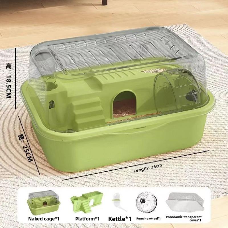 

Клетка для хомяка, Супер большая роскошная вилла, Клетка для золотистого хомячка, Супер большое пространство, Клетка для хомяка, Товары для питомцев зелёный