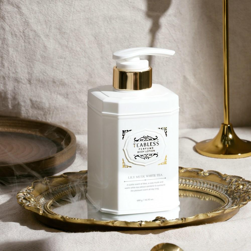 Tbless Perfume Body Lotion Lily Musk White Tea Fragrance, 480g, 1 unit