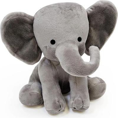 25 cm grauer Elefant Plüschtiere Kawaii Tiere weiches Schlafkissen Puppe Plüschtier für Babyzimmer dekorative Geschenke