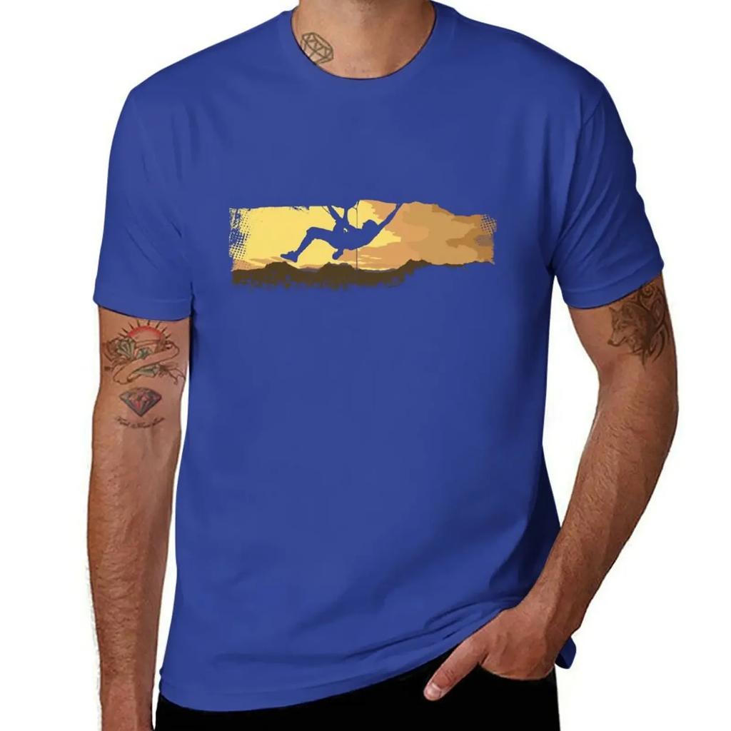 Extreme Climbing TShirt rapper graphic tees vintage graphic tee heavy weight t shirts for men 2025 new model