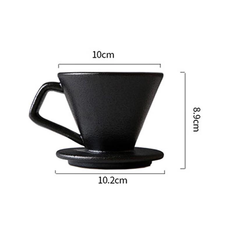 Ретро керамическая чашка-пуровер для кофе