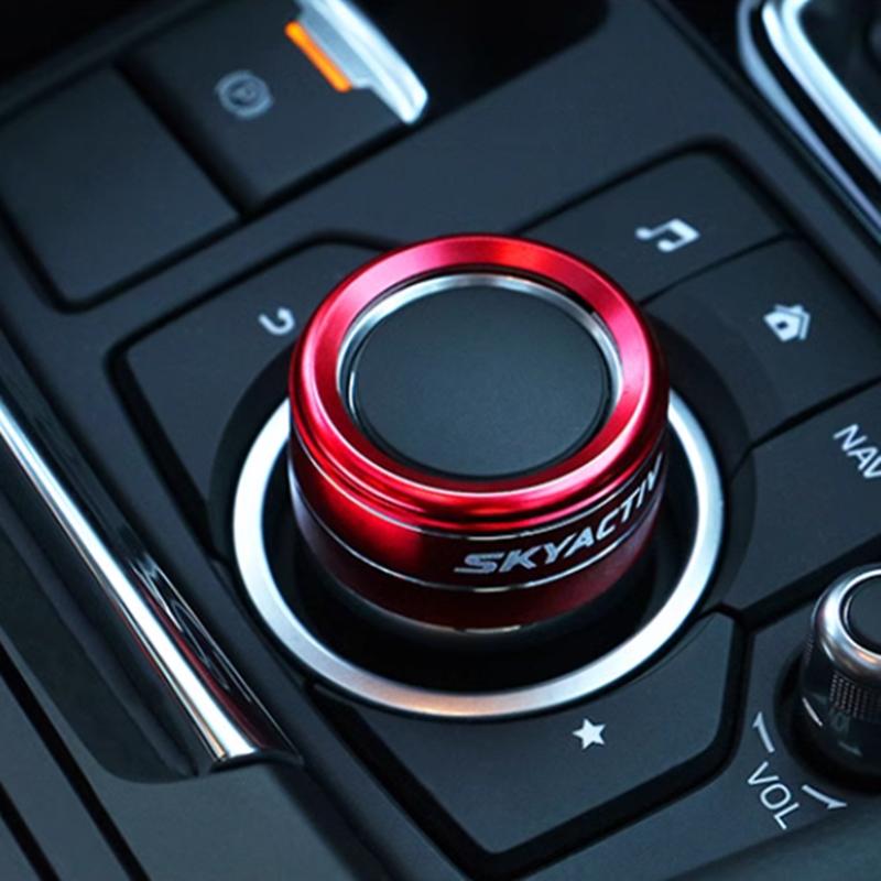 For 2016 2017 2018 2019 2020 2021 2022 2025 2024 Mazda MX-5 Automotive center console multimedia adjustment knob Decorative ring
