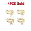 12-2PCS Metal Napkin Ring Imitation Pearls Napkin Buckle Napkin Holders For Wedding Christmas Banquet Home Dining Table Decors