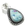 Natural Ruby Fuchsite Gemstone 925 Sterling Silver Jewelry Pendant 2.25" ETC-14194
