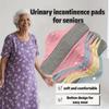 6Pc Washable Graphene Menstrual Cloth Pads Reusable Panty Liner Sanitary Pad Women Period Panties Pad Elderly and Postpartum