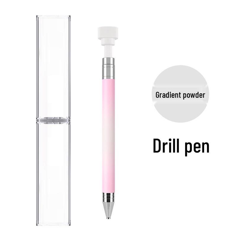 Nail Art Rotary Dotting Pen and Adhesive Wax Pencil for Diamonds
