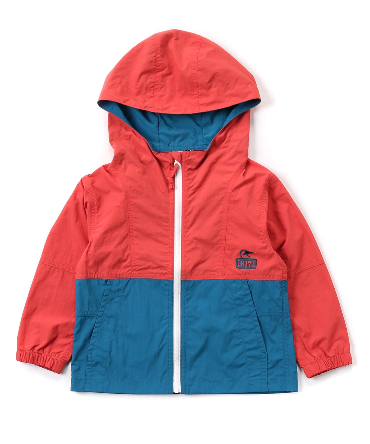 

Chums Camp Field Blue Kid s Hoodie, Coral/Marine