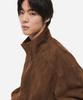 DNSR [Premium] Lampo High-Neck Goat Suede Jacket Brown