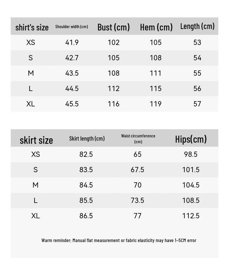 Elva's Island Sleeveless Top & A-line Skirt Set