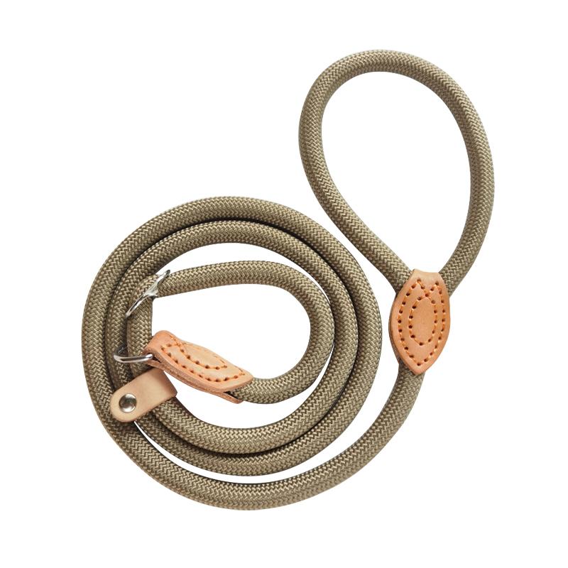 150CM Heavy Duty Braided Rope Dog Leash with Adjustable Loop Collar Dog Training Lead Leash for Small Medium Large Dogs Perros
