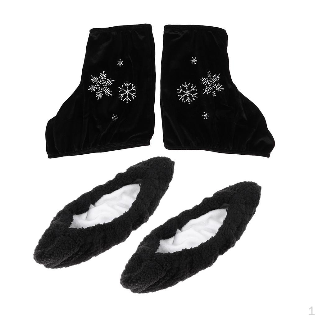 

Пара чехлов для ботинок фигурных коньков, протектор, чехол для лезвий, защита для катания на коньках L