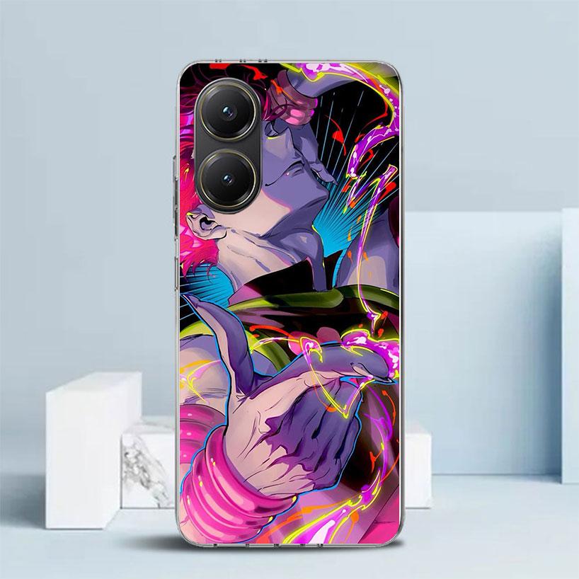 Huner X-Hunters Hisoka Phone Case For Xiaomi Poco F7 Ultra X5 X6 X7 Pro M7 Redmi 15C 15 13C 13 12C 12 10C 10 10A 9 9C 9A 9T Cove