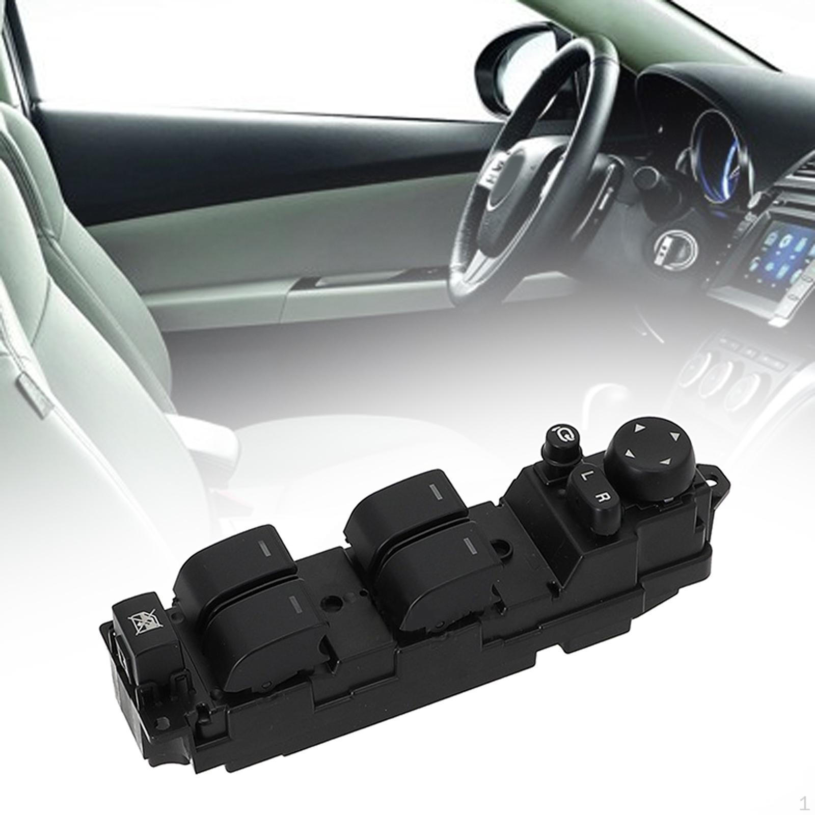Car Power Window Main Switch Black GS1E-66-350A Assembly High Performance Accessory Spare Parts