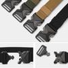 The New Men's 120Cm Buckle Belt Nylon Braided Lightweight Breathable Daily Commuter Men's Belt Outdoor Military Training Canvas Belt