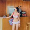 Bikini sexy de dos piezas para mujer 1011 moda nuevo traje de baño