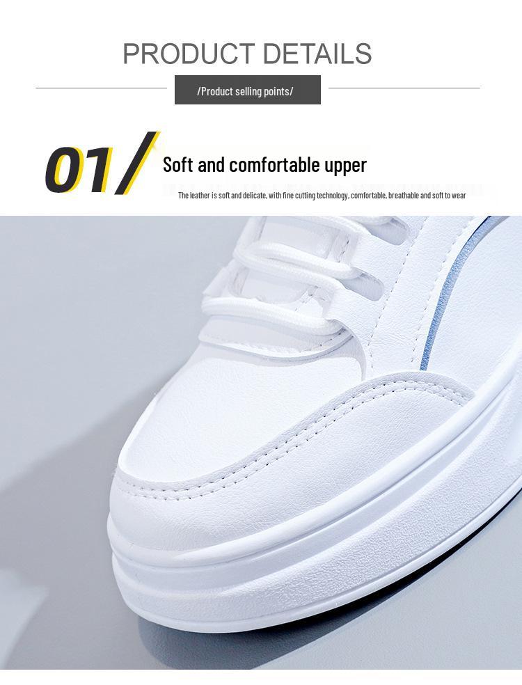 2025 Women's Winter Fleece-Lined High-Top Casual Shoes, Korean-Style Warm and Versatile, Soft Sole - SH889