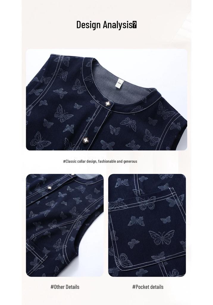 Korean Style Autumn Fashion Set: Middle-Aged Women's Casual Three-Piece Outfit Featuring Top, Wide-Leg Pants, and Vest.