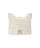 Emelbi Summer Crochet Meow Beanie Ny (Cream)