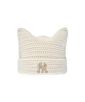 Emelbi Summer Crochet Meow Beanie Ny (Cream)