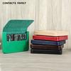 Genuine Leather Color Pen Case 12 Pcs Handmade Drawer Type Removable Magnetic Pen Storage Case
