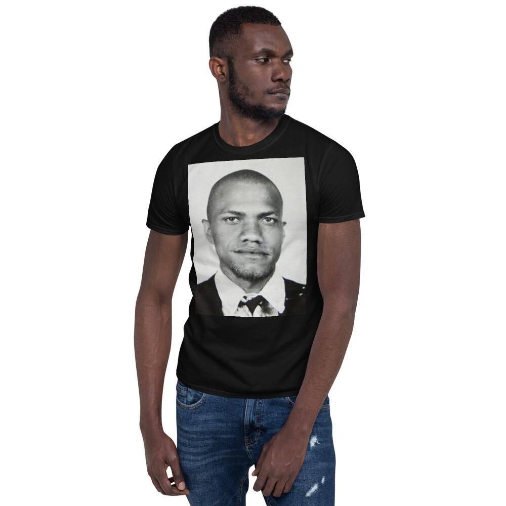 Malcolm X Mug Shot Mugshot Vertical 2 Tee Tees TShirt Unisex T-Shirt XL