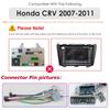 DSP IPS 4G-LTE Carplay Radio samochodowe z Androidem GPS dla Honda CR-V 3 RE CRV 2007-2011 multimedialny odtwarzacz wideo nawigacja 2Din inteligentny ekran jednostka główna