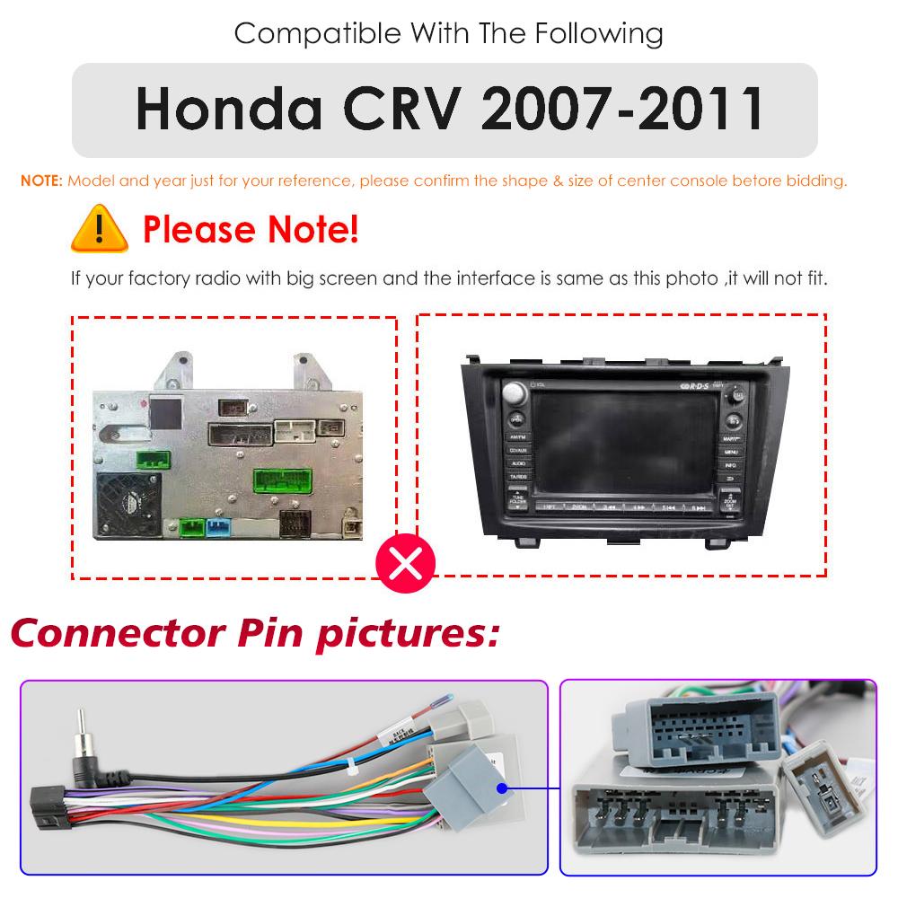 DSP IPS 4G-LTE Carplay Radio samochodowe z Androidem GPS dla Honda CR-V 3 RE CRV 2007-2011 multimedialny odtwarzacz wideo nawigacja 2Din inteligentny ekran jednostka główna