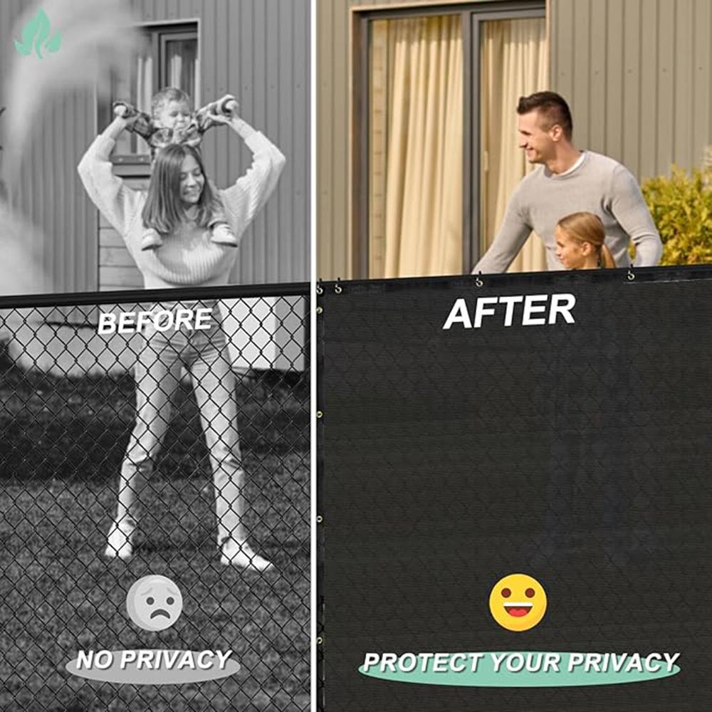 Balcony Privacy Screen with Grommets Multiple Sizes Sun Shade Cloth Sun Shade Mesh Netting for Patio Porch Deck Backyard Outdoor